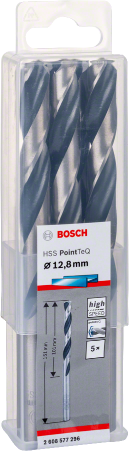 Bosch HSSPointTeQ Metal Matkap Ucu 12,8mm 5 li
