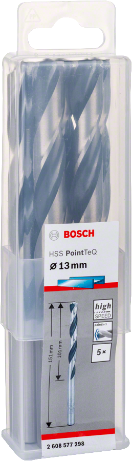 Bosch HSSPointTeQ Metal Matkap Ucu 13,0mm 5 li