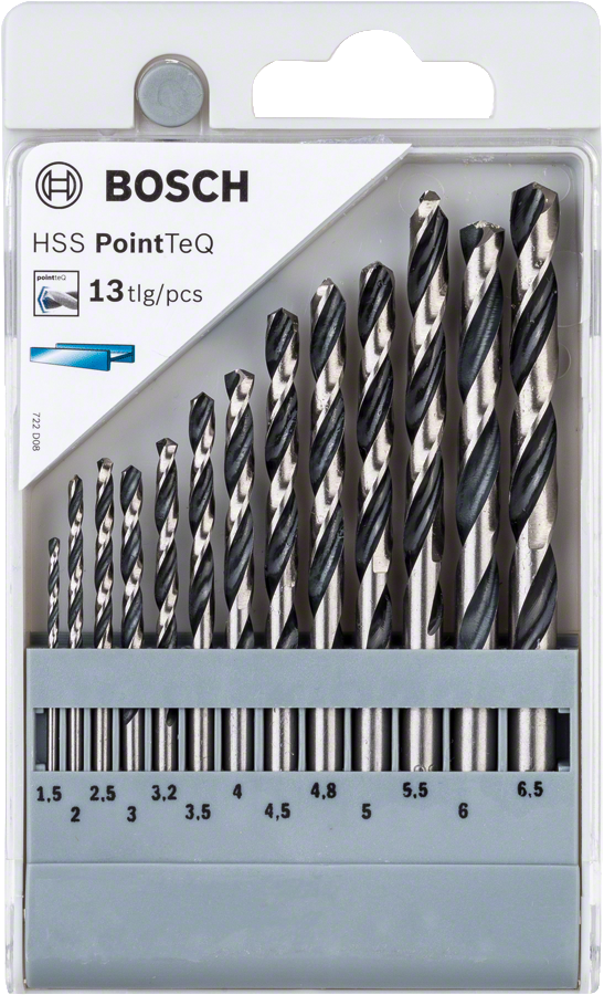 Bosch HSSPointTeQ Metal Matkap Ucu Seti 13 lü
