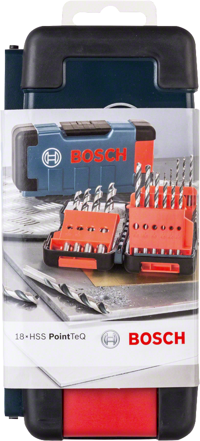Bosch HSSPointTeQ Metal Matkap Ucu Seti 18 li