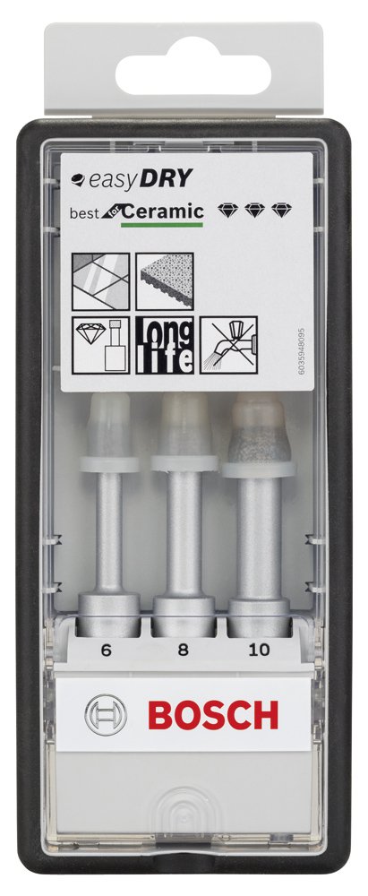 Bosch PRO Ceramic Dry Elmas Delici Uç 6/8/10mm 3lü