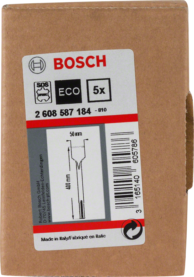 Bosch PRO SDS-Max Yassı Keski 400*50 mm 5 li