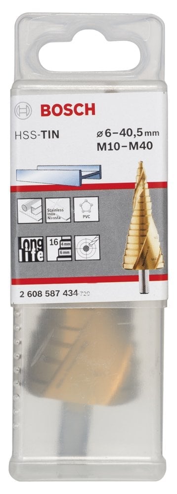 Bosch HSS-TiN 16 Kademeli Matkap Ucu M10-M40