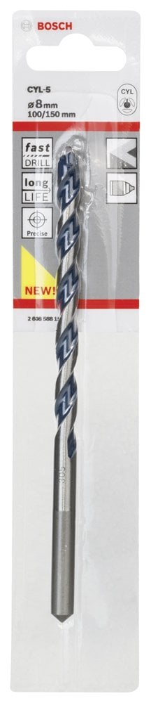Bosch CYL-5 BlueGT Beton Matkap Ucu 8*150 mm