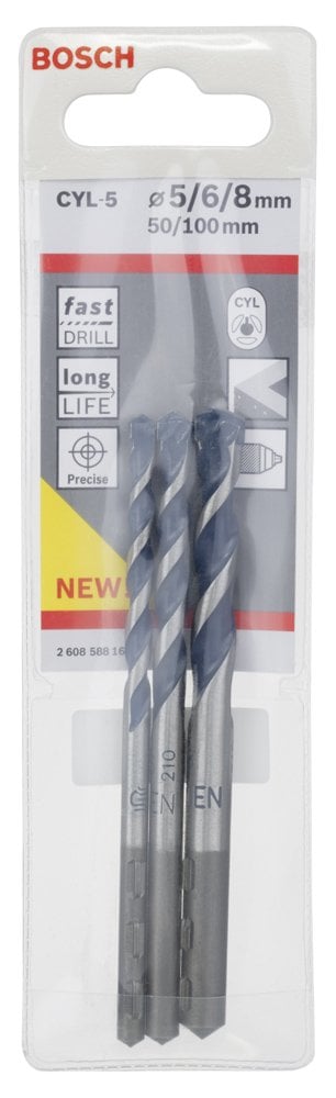 Bosch CYL-5 BlueGT Beton Matkap Ucu 3 lü Set
