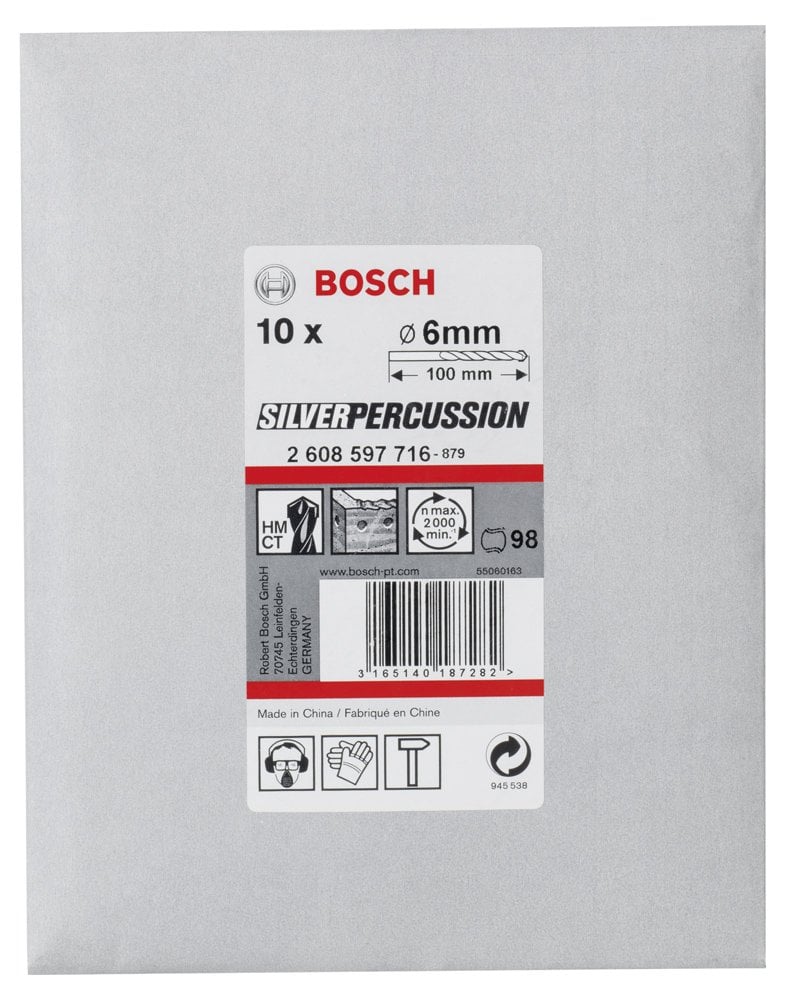 Bosch CYL-3 Beton Matkap Ucu 6*100 mm 10 lu