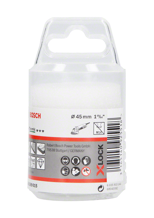 Bosch PRO Ceramic Dry X-LOCK Elmas Delici Uç 45mm