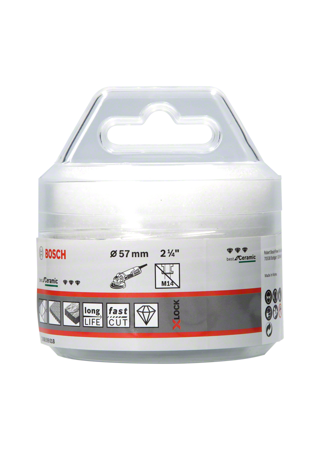 Bosch PRO Ceramic Dry X-LOCK Elmas Delici Uç 57mm