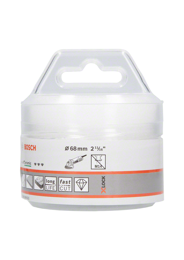 Bosch PRO Ceramic Dry X-LOCK Elmas Delici Uç 68mm