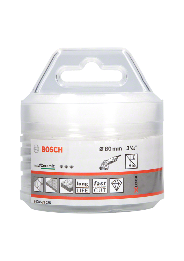 Bosch PRO Ceramic Dry X-LOCK Elmas Delici Uç 80mm