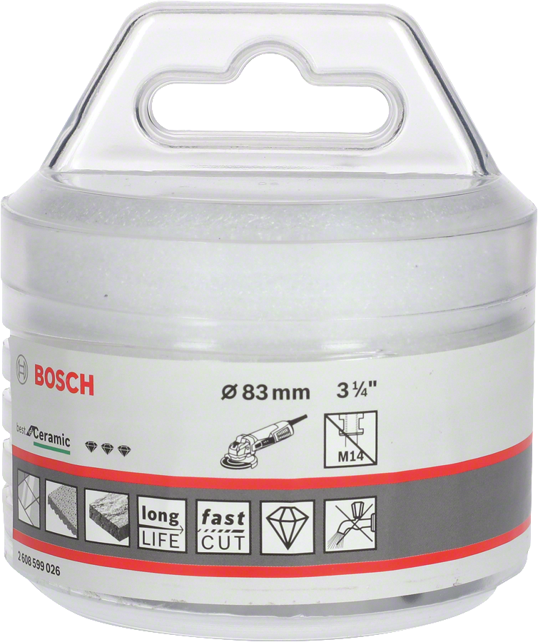 Bosch PRO Ceramic Dry X-LOCK Elmas Delici Uç 83mm