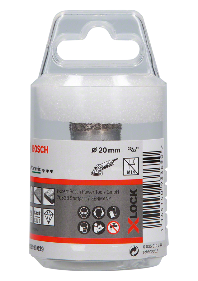 Bosch PRO Ceramic Dry X-LOCK Elmas Delici Uç 20mm