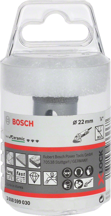 Bosch PRO Ceramic Dry X-LOCK Elmas Delici Uç 22mm
