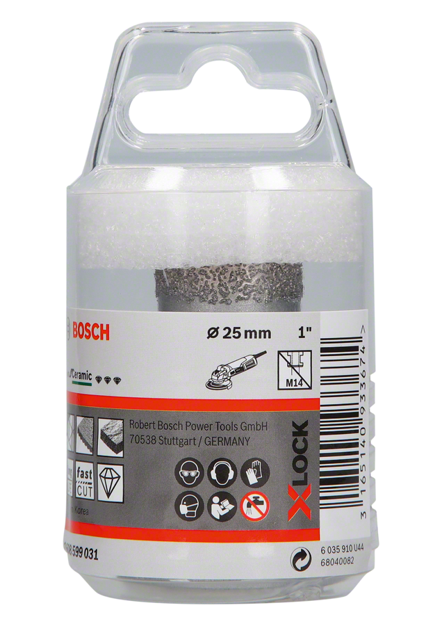 Bosch PRO Ceramic Dry X-LOCK Elmas Delici Uç 25mm