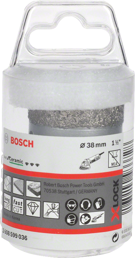 Bosch PRO Ceramic Dry X-LOCK Elmas Delici Uç 38mm