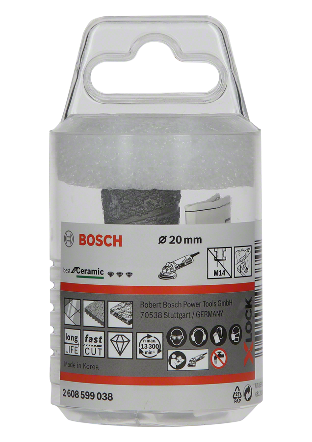Bosch PRO Ceramic Dry X-LOCK Elmas Freze 20*35mm