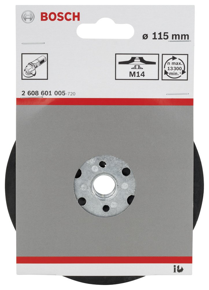 Bosch Fiber Disk Tabanı M14 Flanş Dişli 115mm