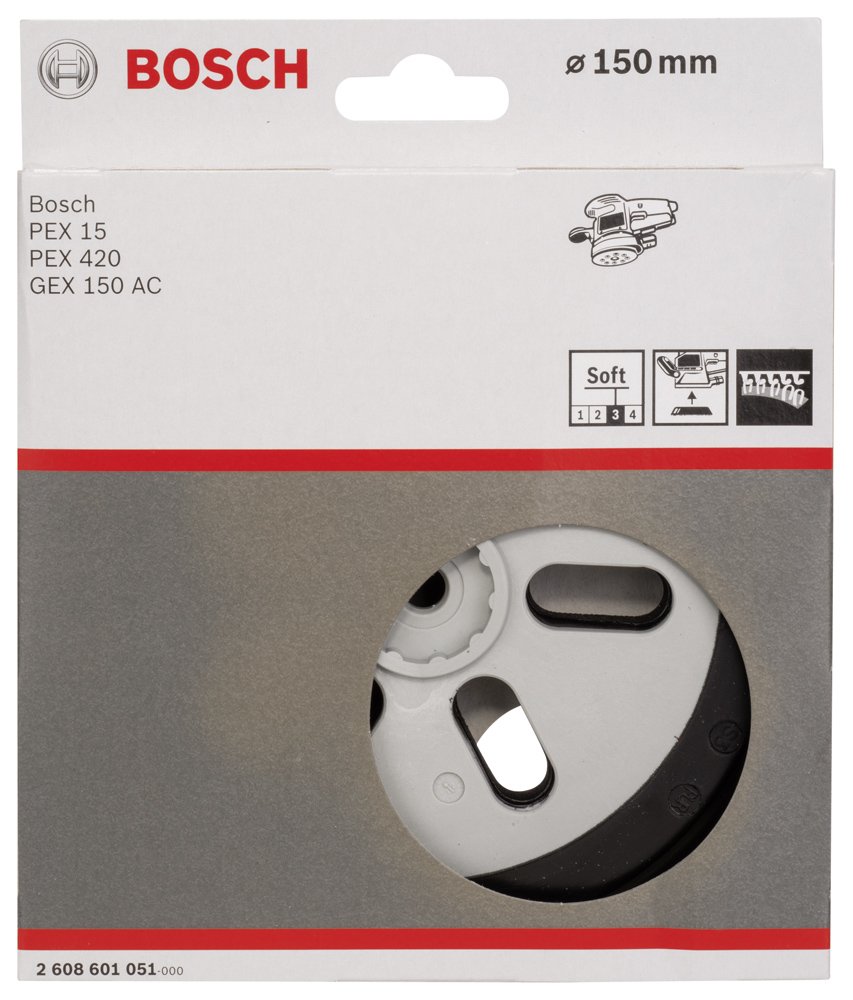 Bosch Zımpara Tabanı 6D-Y 150mm GEX150AC/PEX15