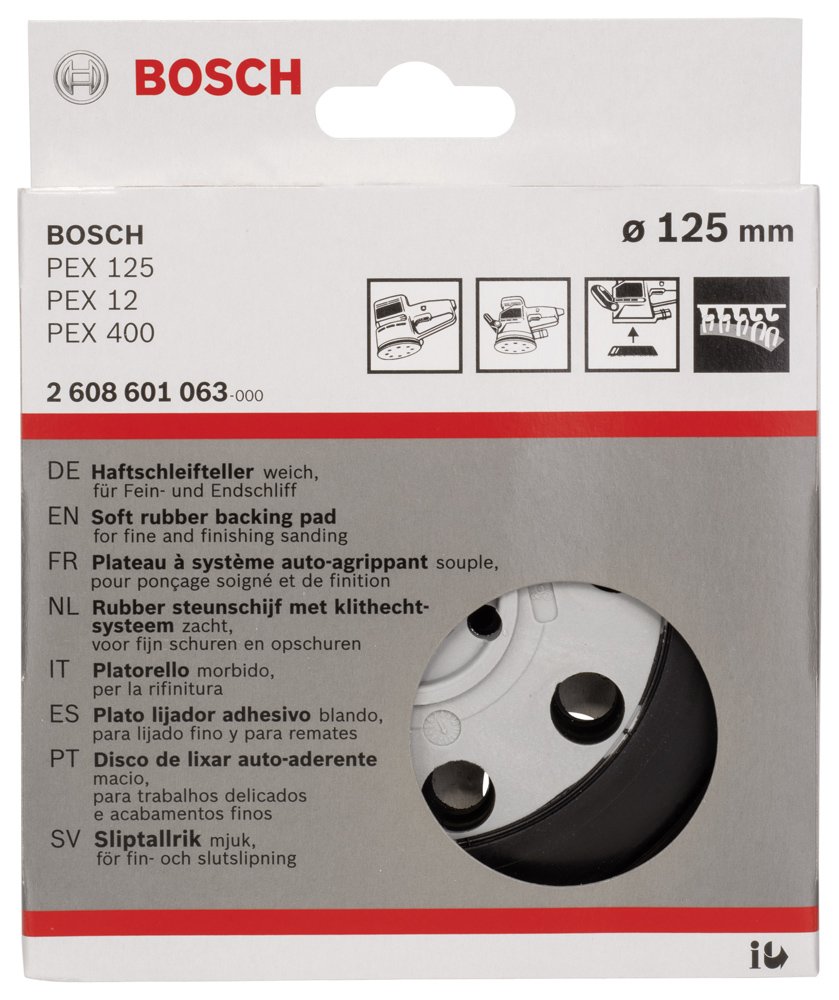 Bosch Zımpara Tabanı 8D-Y 125mm PEX12/12A/125