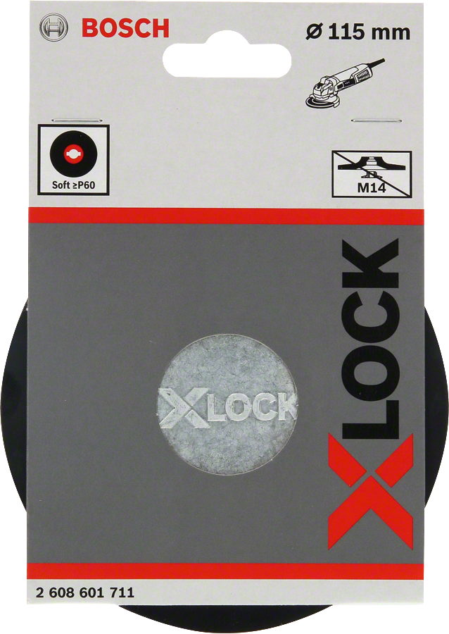 Bosch PRO X-LOCK 115 mm Fiber Disk Soft Taban