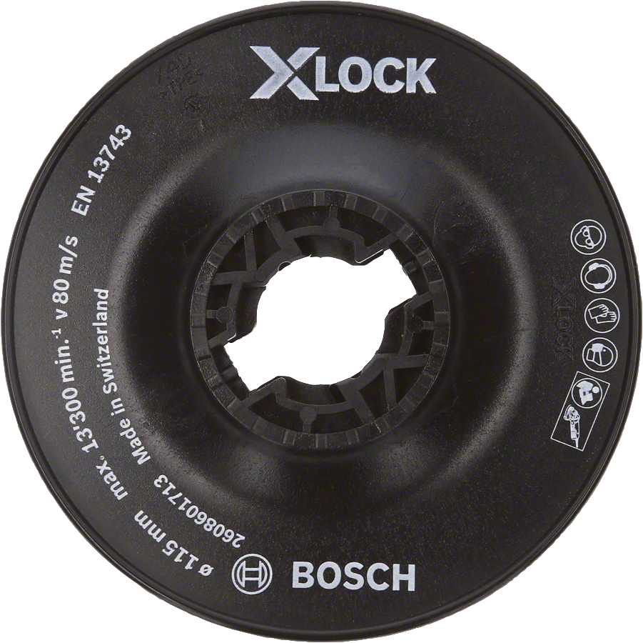Bosch PRO X-LOCK 115 mm Fiber Disk Hard Taban
