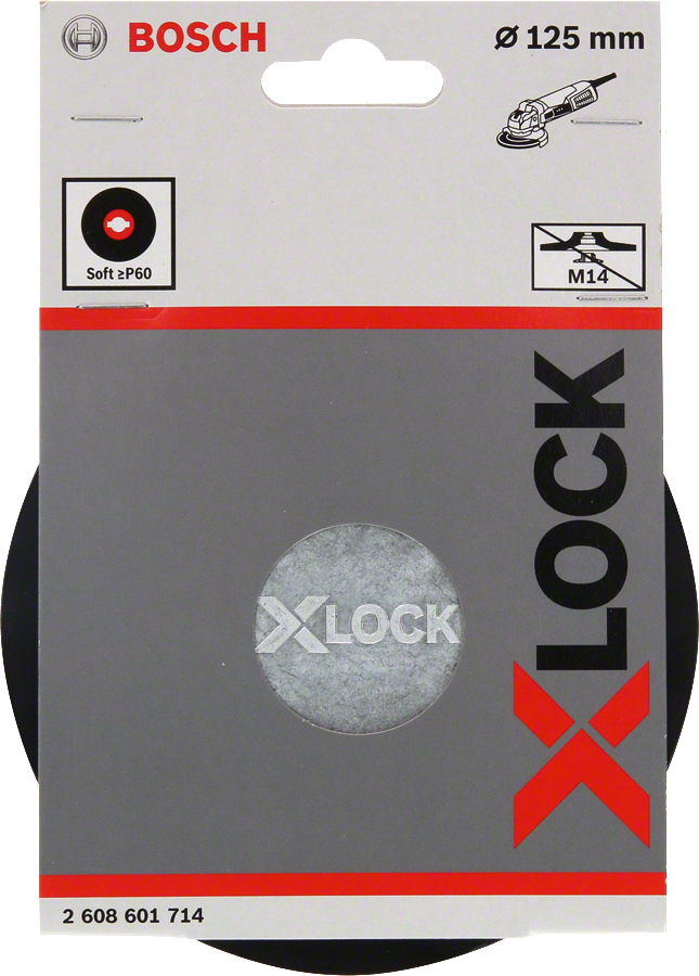 Bosch PRO X-LOCK 125 mm Fiber Disk Soft Taban