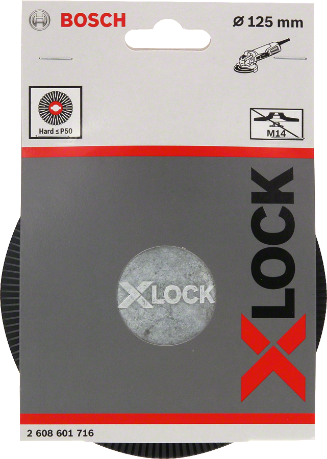 Bosch PRO X-LOCK 125 mm Fiber Disk Hard Taban