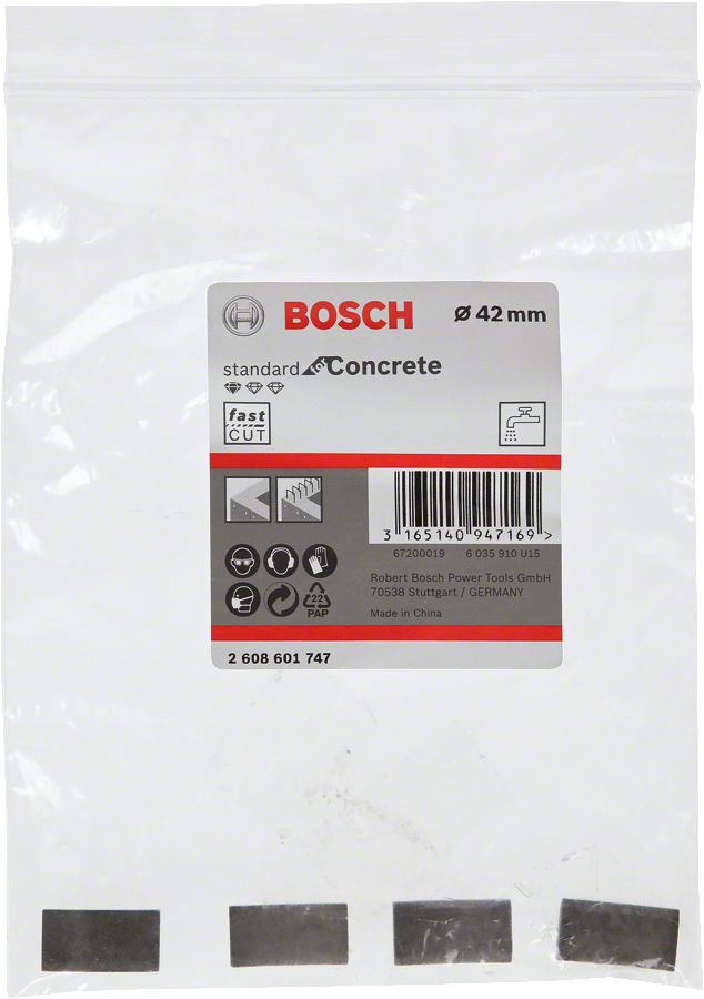 Bosch PRO Elmas Karot Segmanı Ø42mm 4 lü