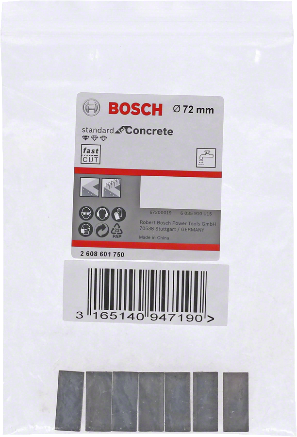 Bosch PRO Elmas Karot Segmanı Ø72mm 7 li