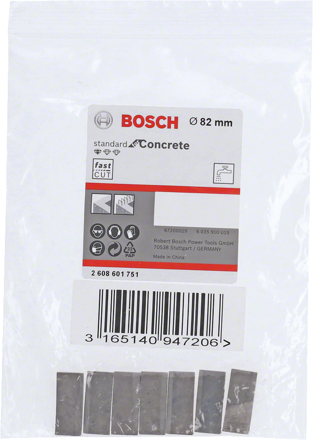 Bosch PRO Elmas Karot Segmanı Ø82mm 7 li
