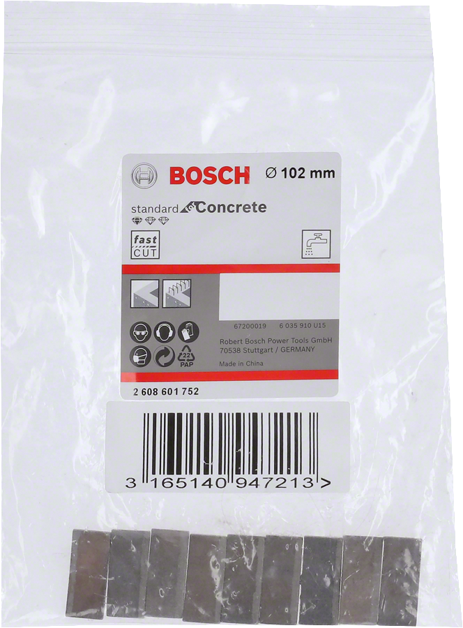Bosch PRO Elmas Karot Segmanı Ø102mm 9 lu