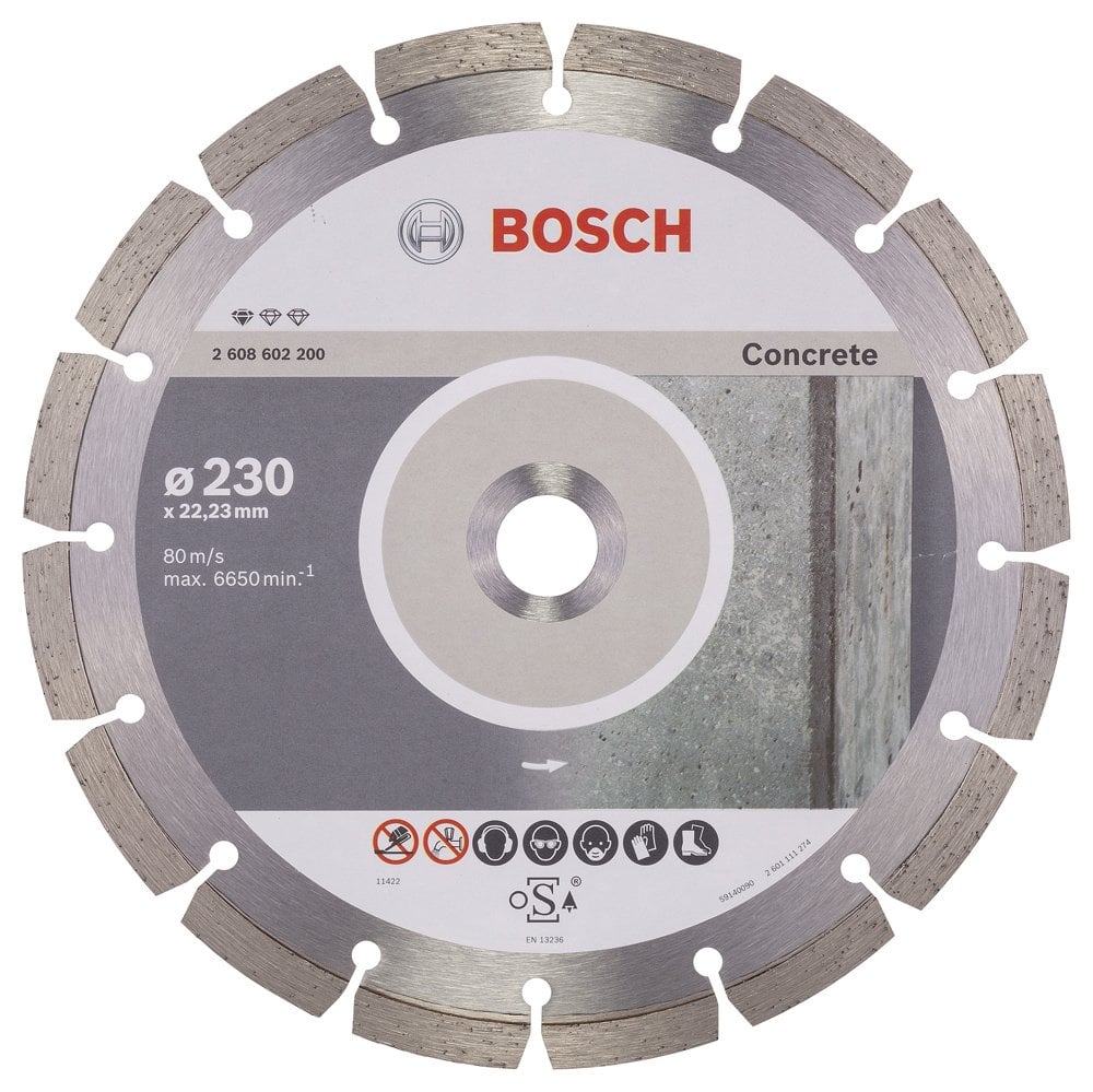 Bosch Elmas Kesme Disk SFConcrete 230*22,23mm