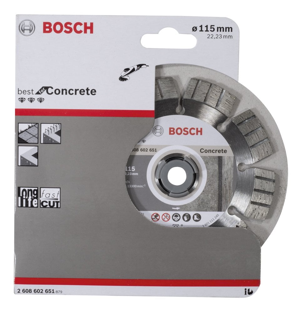Bosch PRO Concrete Elmas Kesme Disk 115*22,23mm