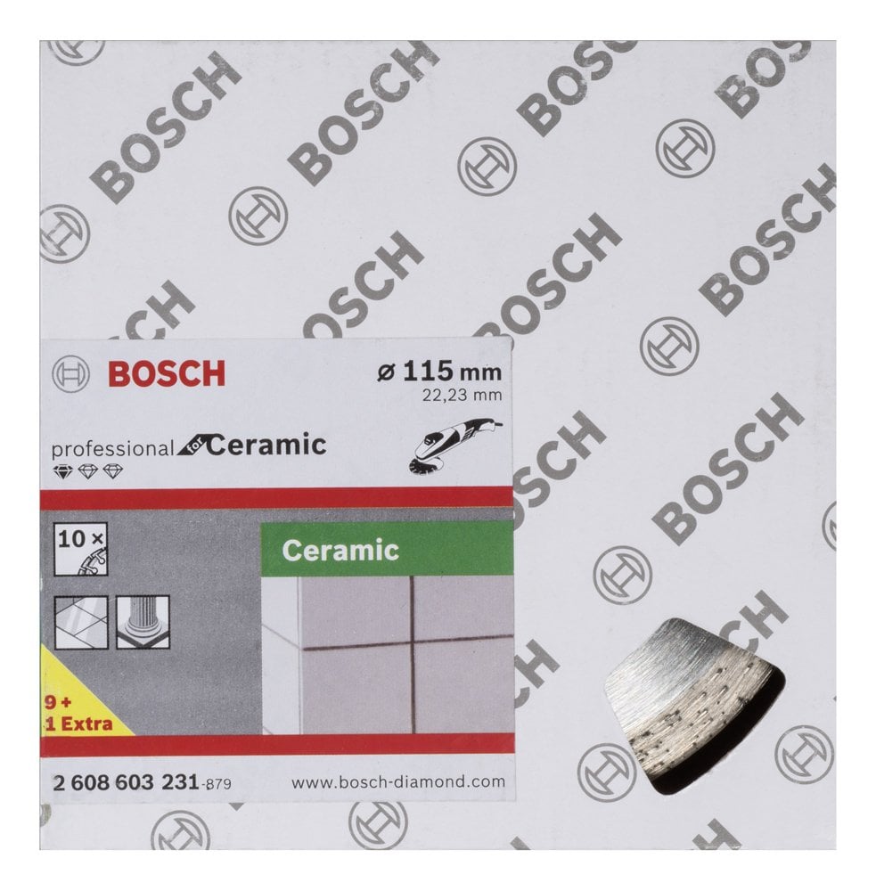 Bosch Elmas Kesme Disk SFCeram 115*22,23mm 9+1