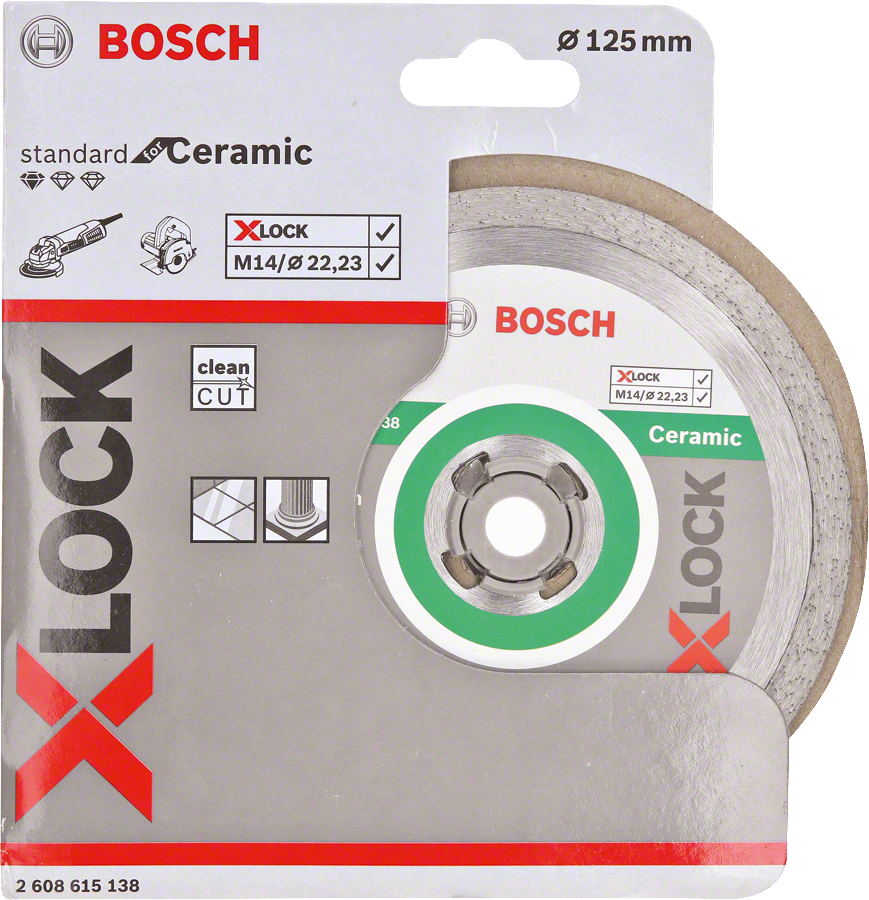 Bosch X-LOCK Elmas Kesme Disk SFCeramic 125mm