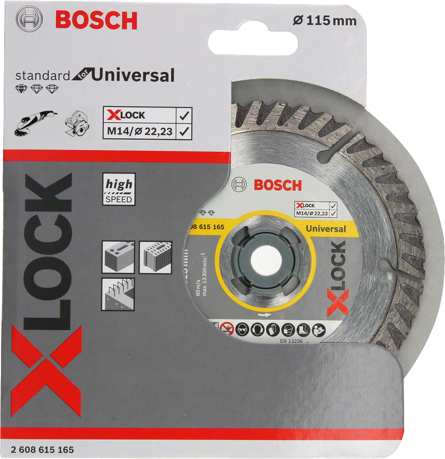 Bosch PRO Multi Material X-LOCK Elmas Kesme Disk 115mm