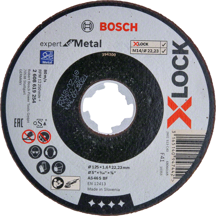 Bosch PRO Metal X-LOCK KesmeTaşı 125*1,6 mm Düz