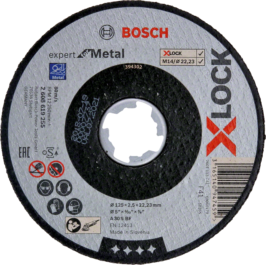 Bosch PRO Metal X-LOCK KesmeTaşı 125*2,5 mm Düz