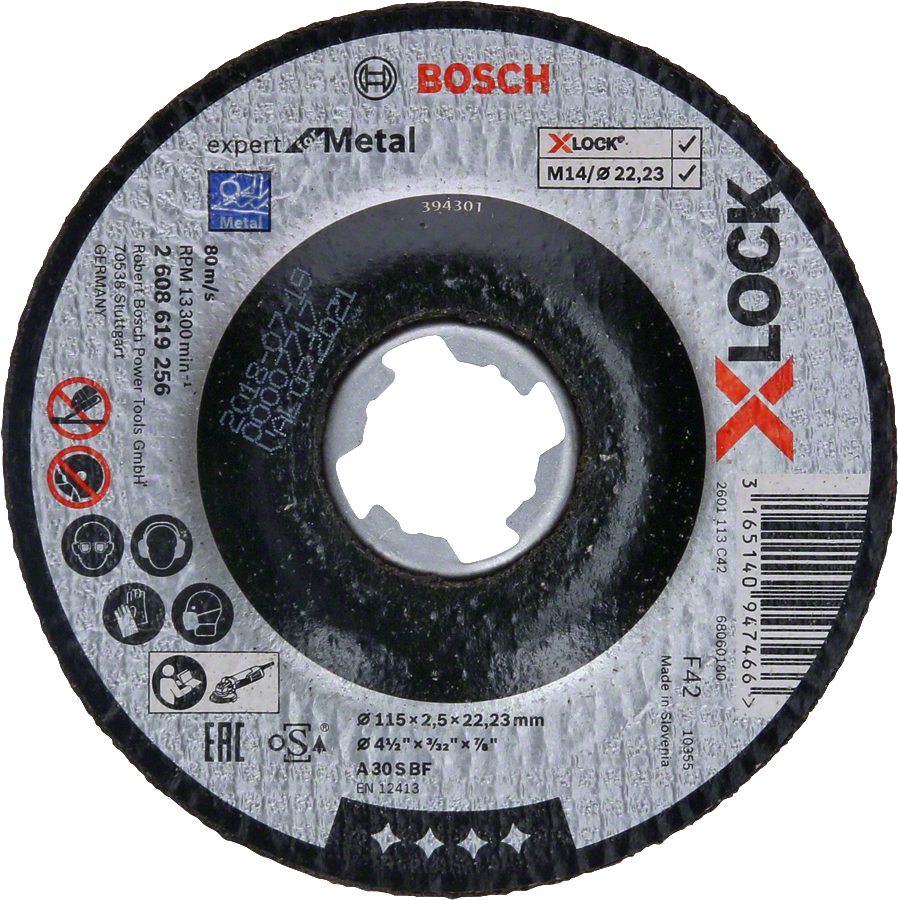 Bosch PRO Metal X-LOCK KesmeTaşı 115*2,5 mm Bomb.