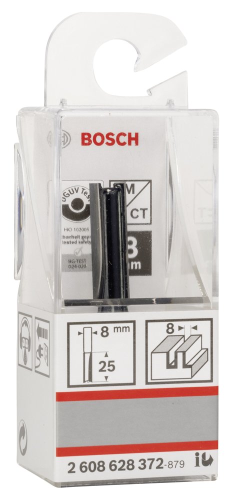 Bosch SDW Çift Oluklu Düz Freze Ucu 8*8*56 mm