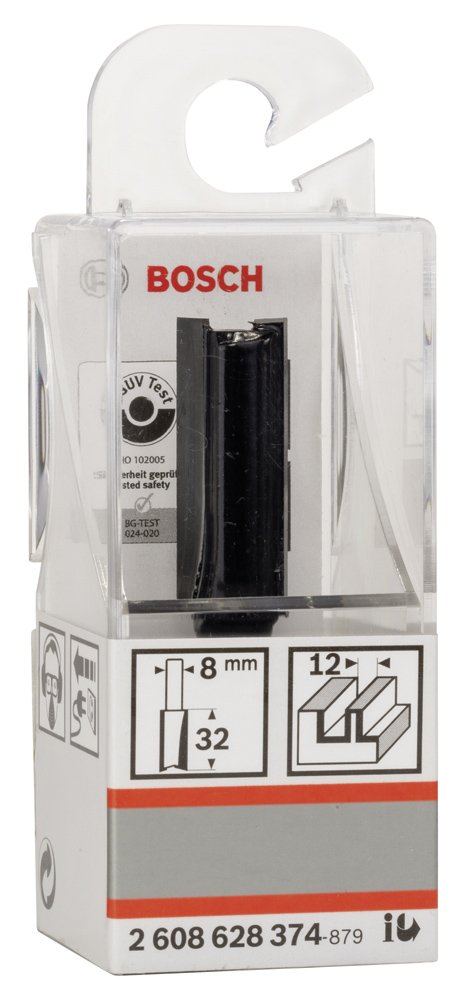 Bosch SDW Çift Oluklu Düz Freze Ucu 8*12*62mm