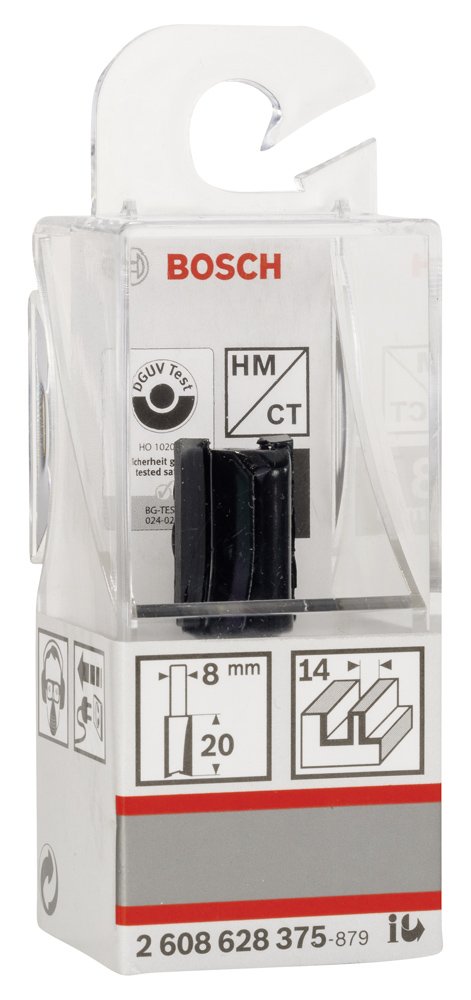 Bosch SDW Çift Oluklu Düz Freze Ucu 8*14*51mm