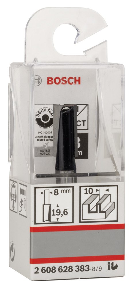 Bosch SDW Çift Oluklu Düz Freze Ucu 8*10*51mm