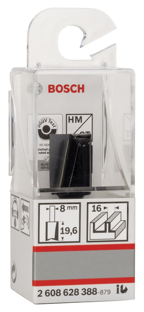 Bosch SDW Çift Oluklu Düz Freze Ucu 8*16*51mm