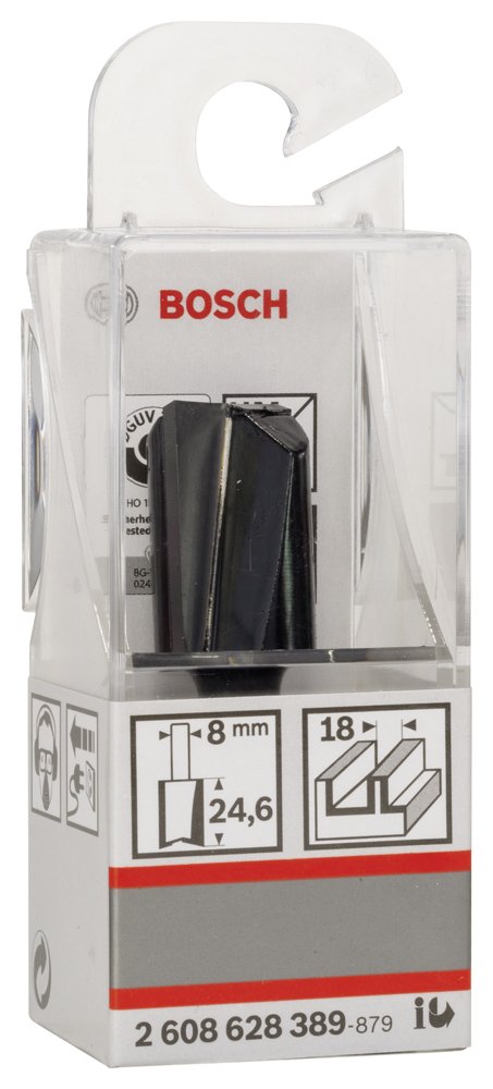 Bosch SDW Çift Oluklu Düz Freze Ucu 8*18*56mm