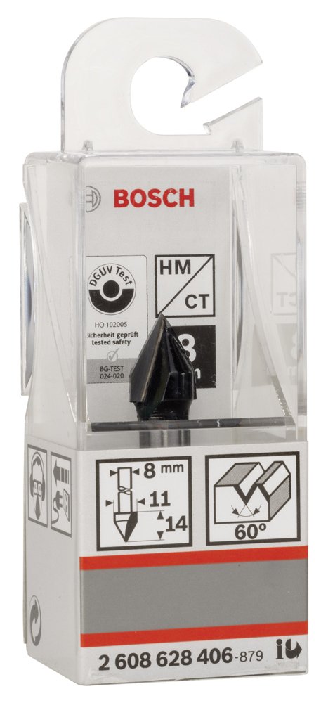 Bosch SDW V-Kanal Freze Ucu 8*11*45 mm