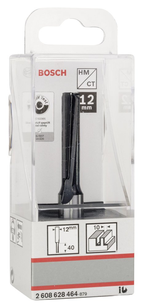 Bosch SDW Çift Oluklu Düz Freze Ucu 12*10*81mm