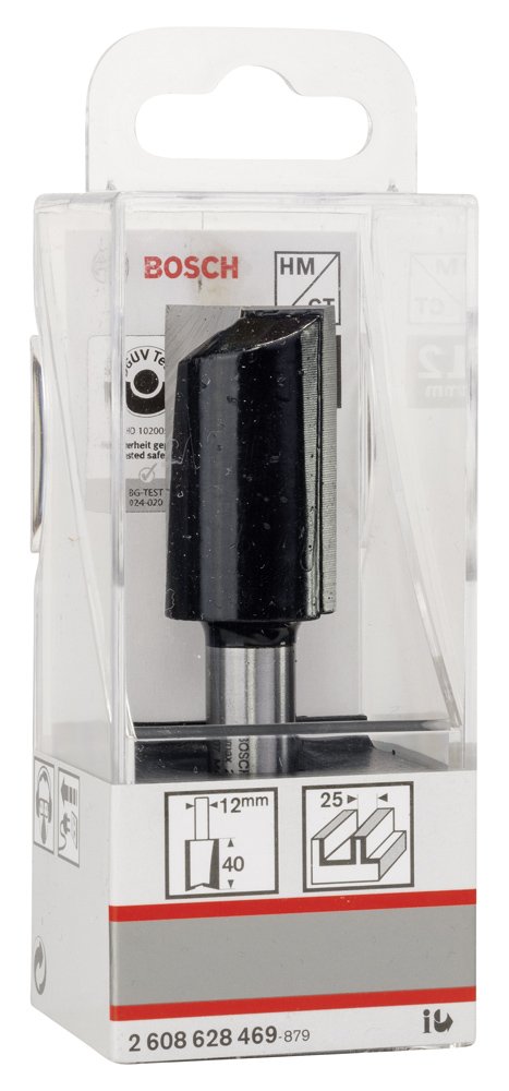 Bosch SDW Çift Oluklu Düz Freze Ucu 12*25*81mm