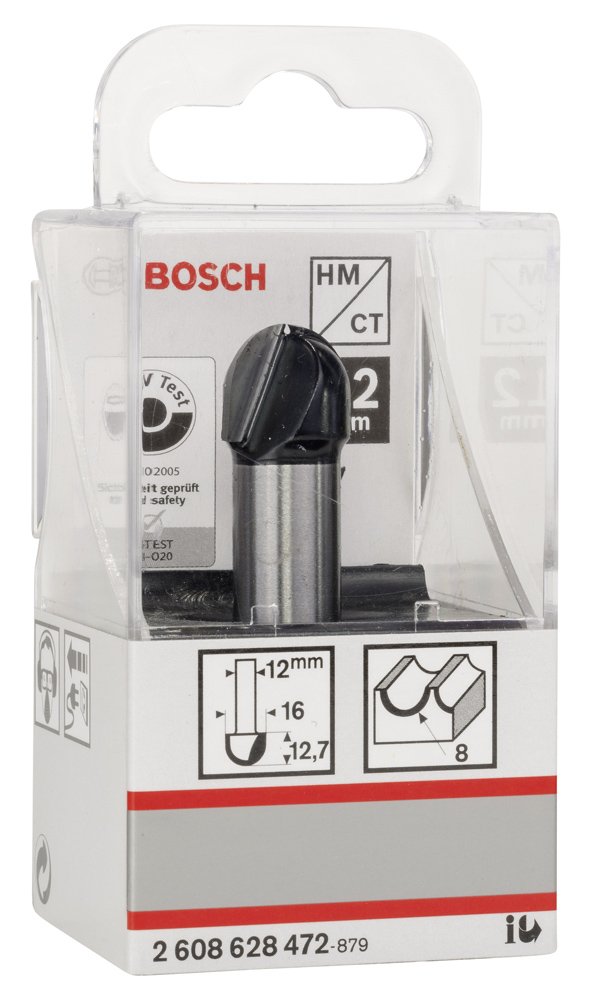 Bosch SDW Yarımay Freze Ucu 12*16*54*8 mm