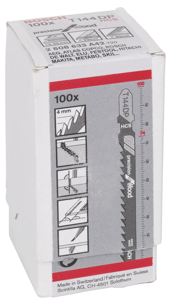 Bosch PRO Wood Precise Dekupaj Bıçağı T144DP 100 lü